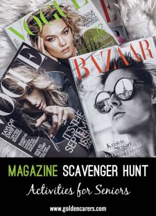 Magazine Scavenger Hunt