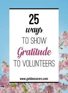25 Ways to Show Gratitude To Volunteers