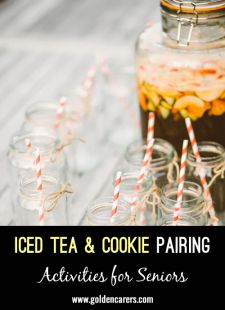 Iced Tea and Cookie Pairing