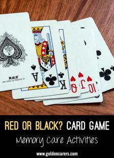Red or Black Card Game