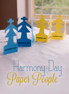 Harmony Day Paper People