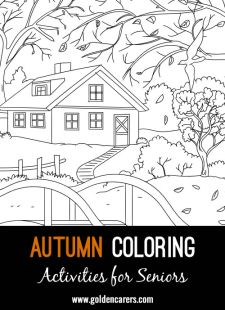 Autumn - Coloring for Seniors