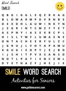 Smile! Word Search