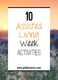 10 Assisted Living Week Activities