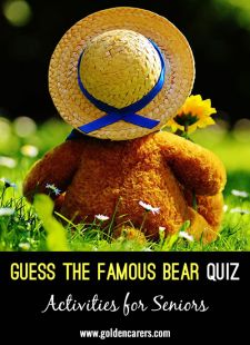 Guess the Famous Bear Quiz