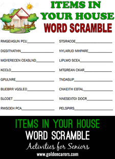 Word Games for Seniors &amp; the Elderly