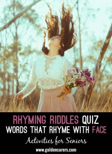 Rhyming Riddles #17