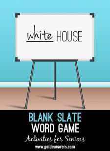 Blank Slate Word Game