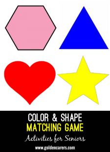  Color & Shape Matching Game