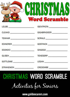 Word Games for Seniors &amp; the Elderly
