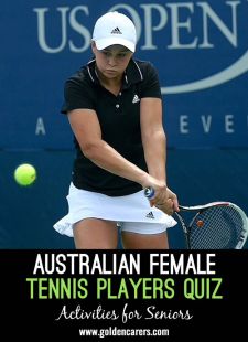 Australian Female Tennis Players 