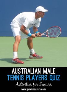Australian Male Tennis Players 