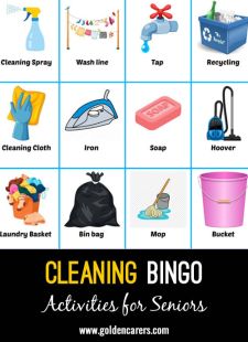 Cleaning Bingo 