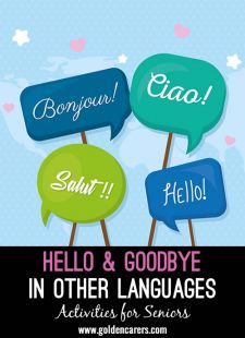 Say Hello & Goodbye in Different Languages