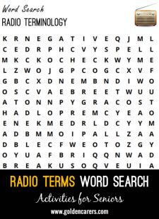 Radio Terminology Word Search