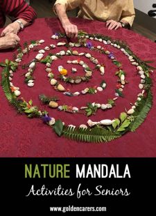 Nature Mandala or Spiral Maze