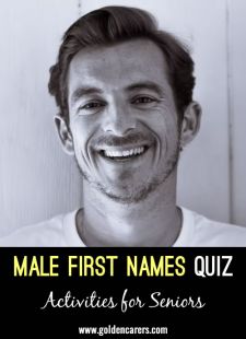Male First Names Quiz