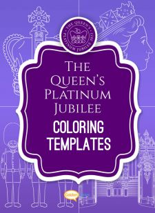 Queen's Platinum Jubilee Colouring Pages