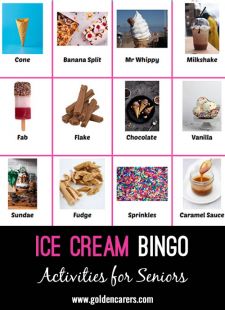 Ice Cream Bingo