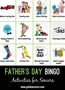 Father's Day Bingo 