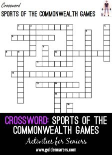 Crossword - Sports of the Commonwealth Games