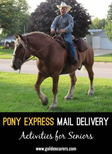 Pony Express Mail Delivery