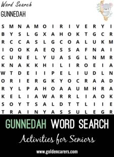 Gunnedah Word Search