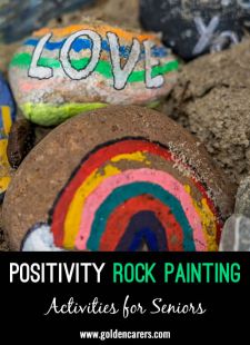 Positivity Rock Painting
