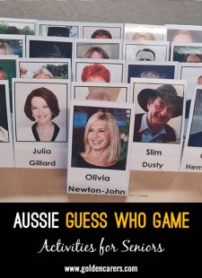 Aussie Guess Who Game