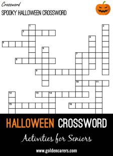Spooky Halloween Crossword