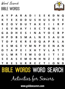 Bible Words Word Search