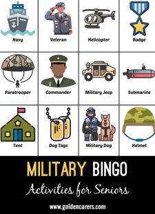 Military Bingo