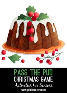 Pass the Pud Christmas Game