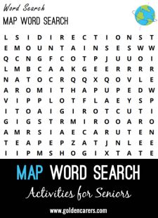 Map Word Search