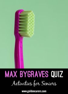 Max Bygraves Quiz