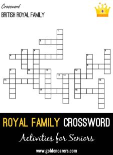 British Royal Family Crossword