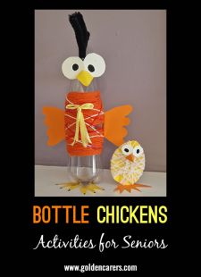 Bottle Chickens Craft
