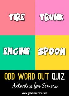 Odd Word Out Quiz