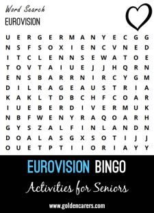 Eurovision Word Search