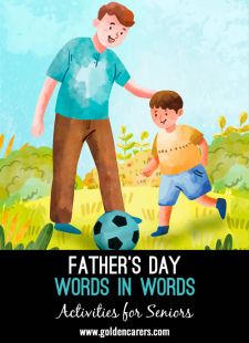 Father's Day Words in Words Activity