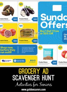 Grocery Ad Scavenger Hunt