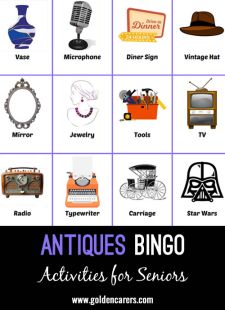 Antiques Bingo