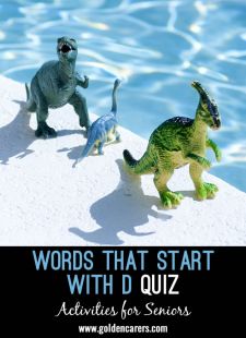 Words Starting With D Quiz #2