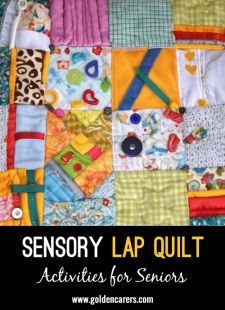 Sensory Lap Quilt