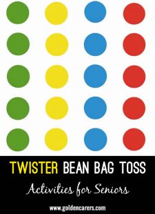 Twister Bean Bag Toss