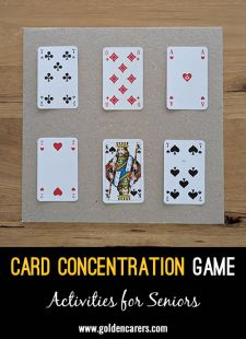 Card Concentration Game