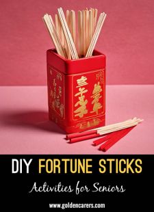 DIY Fortune Sticks