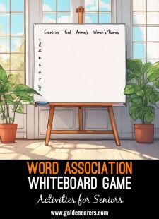Whiteboard Word Association Game