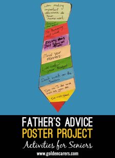 Father's Advice Poster Project