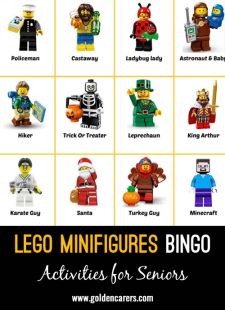 Lego MiniFigures Bingo